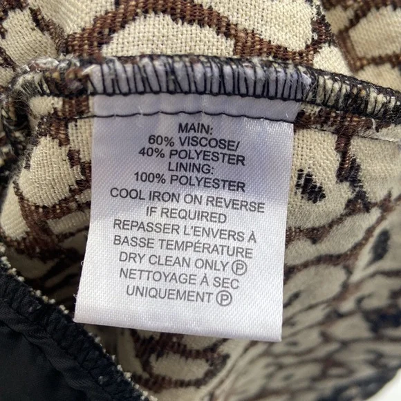 Cooper St Leopard Print Snap Front Coat Women's Size 12 - Picture 6 of 7